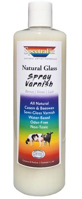 Natural Glass Spray Varnish SpectraFix 16 oz