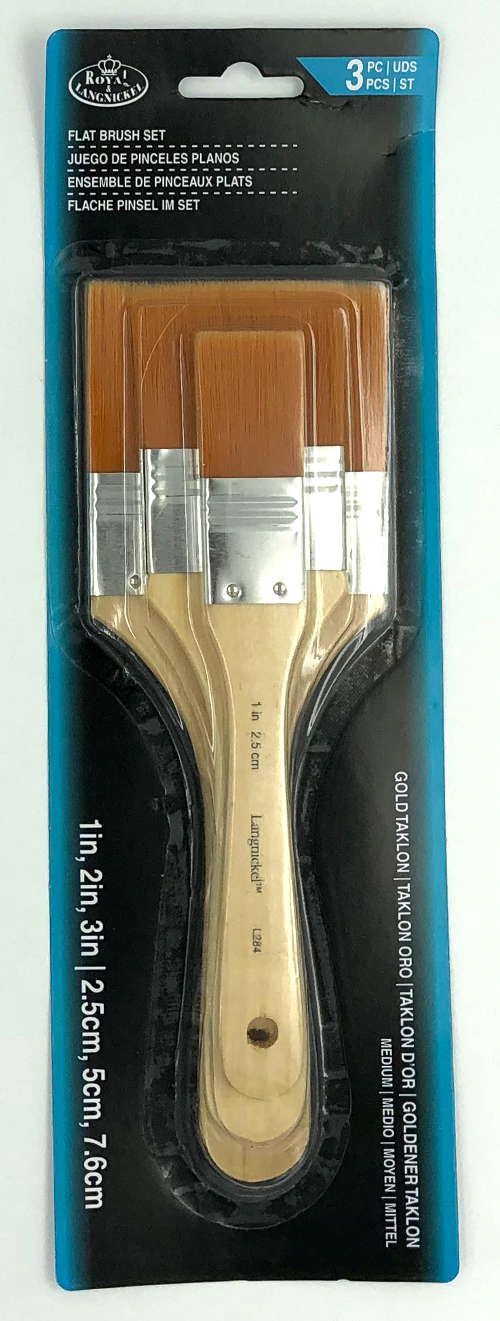 Ens. pinceaux plats RART-140 Royal Langnickel