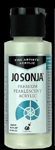Acrylique nacrée de qualité supérieure - Blanc perle 2 oz Jo Sonja's