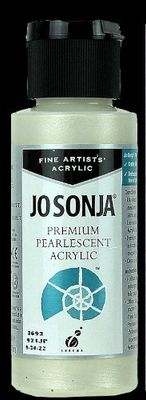 Acrylique nacrée de qualité supérieure - Blanc perle 2 oz Jo Sonja's
