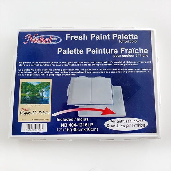 Fresh paint palette 12x16 Nobel