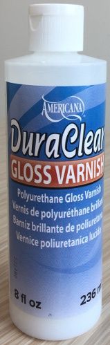 Varnish Gloss DuraClear 8oz DecoArt