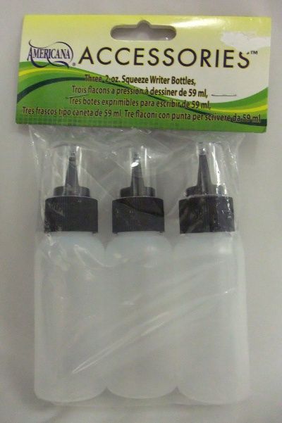 Writer bottles Squeeze (3) DecoArt