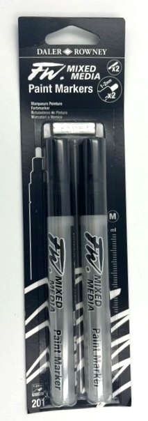 FW marker set 2X1-2MM rd+nibs