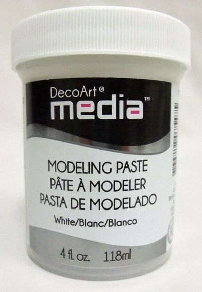 Modeling paste White 4oz DecoArt Media