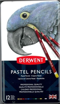 Coffret de 12 crayons Pastel Derwent