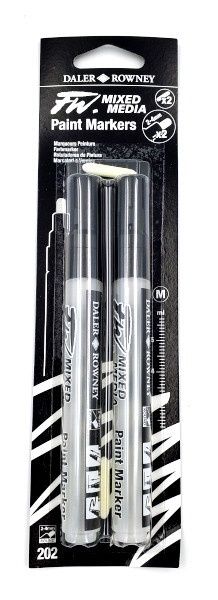 FW marker set 2X2-4MM rd + nibs