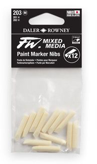 FW Marker nib set (12) Chisel 2-6MM no203
