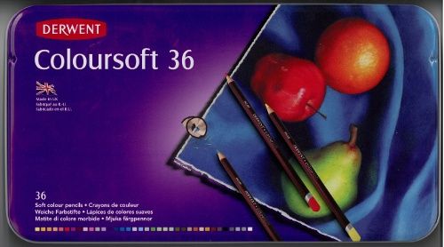Coffret 36 crayons coloursoft Derwent Coffret 36 crayons coloursoft Derwent