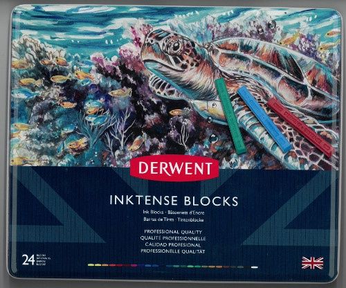 Coffret de 24 blocs Inktense Derwent Coffret de 24 blocs Inktense Derwent