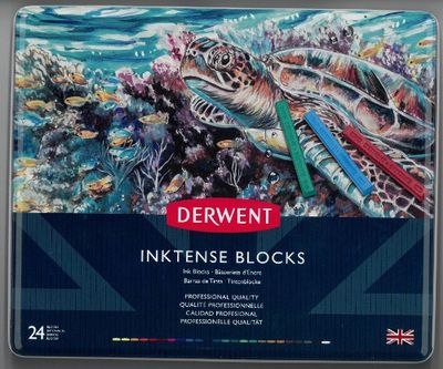 Coffret de 24 blocs Inktense Derwent