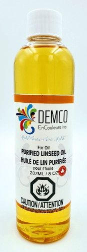 Purified Linseed Oil 237ml Demco