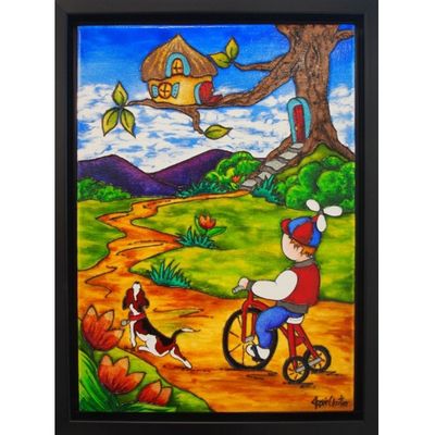 Tableau Sur mon p'tit bicycle