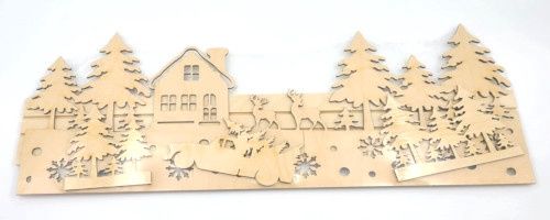 Paysage d'hiver 3D G-JP115-200M