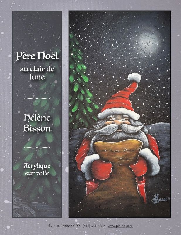 Père Noël au clair de lune-HB (French)