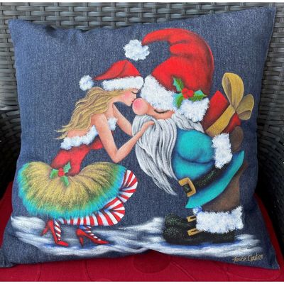 Housse de coussin Mignonne fête Noël V