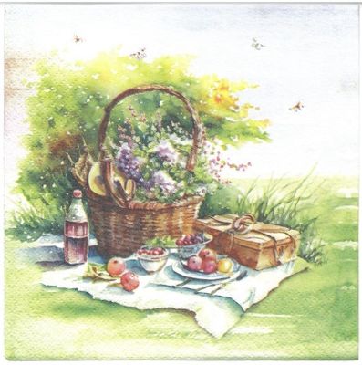 Serviettes de table - Pique-nique (total de 5)
