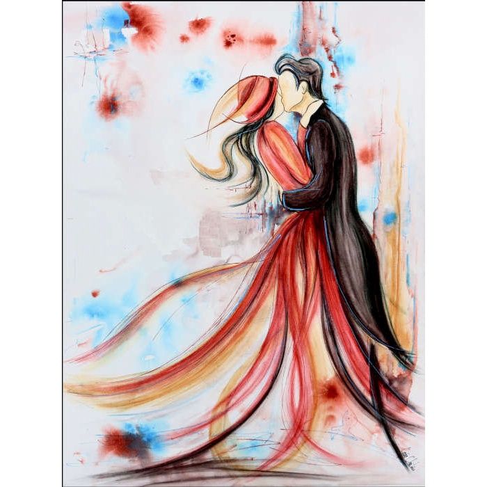 Painting LOVE (frame included)