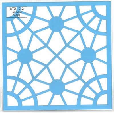 Pochoir La toile 6"x6" STD-012
