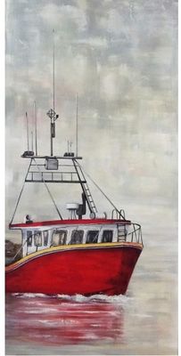 Tableau Entrée au port