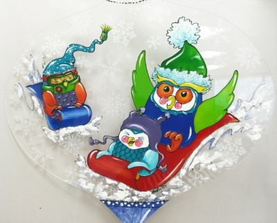 Boule de noël Glissade
