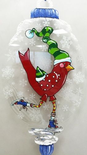 Boule de noël Patineur