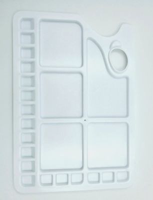 Palette en plastique #273 rectangle 9.5" x 13.5"