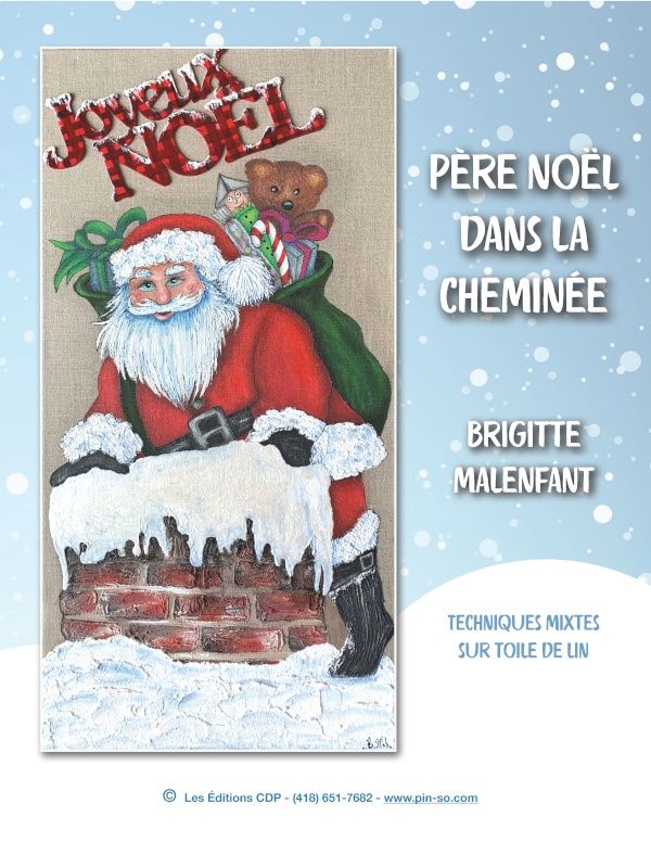 Père Noël dans la cheminée-BM (Fichier PDF Français)