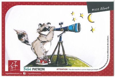 Albert le raton laveur #008-GC (Français)