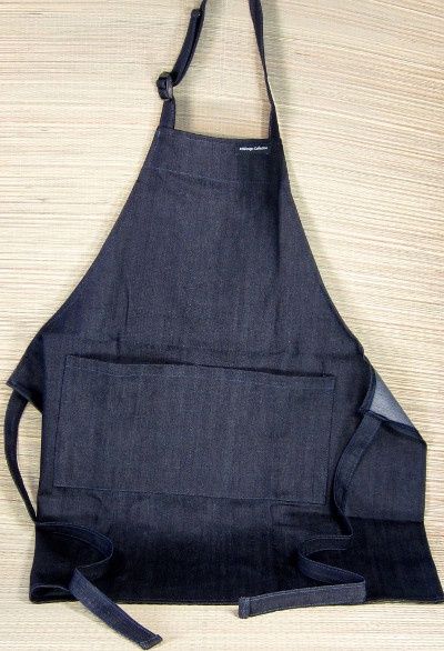 Tablier adulte avec poches denim D-TA-PO