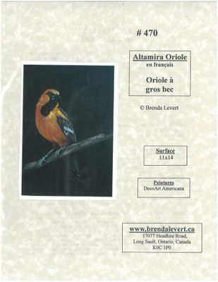 Altamira Oriole-BL (French)