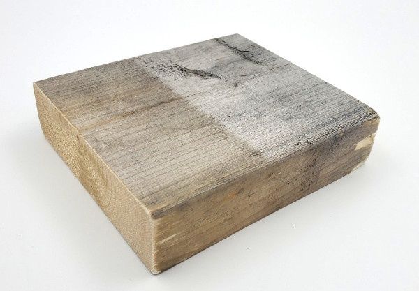 Base en bloc de bois 1.5"x5.5"x6" pour statue en Powertex