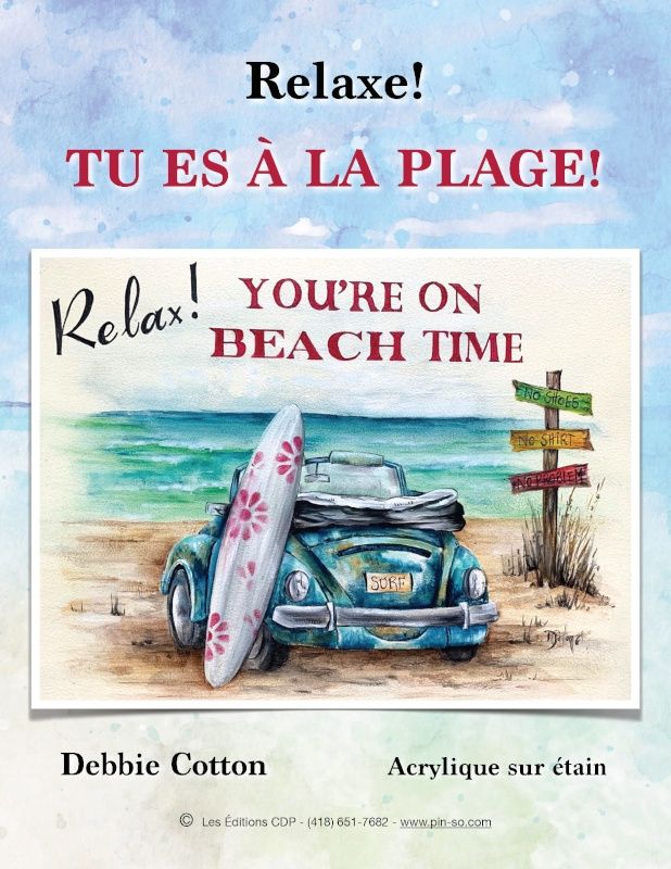Relaxe! Tu es à la plage!-DC (French)