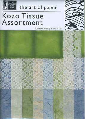 Assortiment de papier Kozo 8 1/2"x11" - couleurs paysage