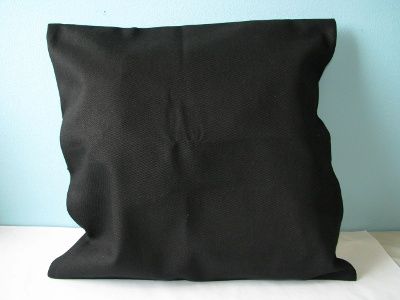 Cache-coussin 16" noir N-COUS16