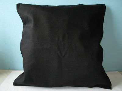 Cache-coussin 18" noir N-COUS18