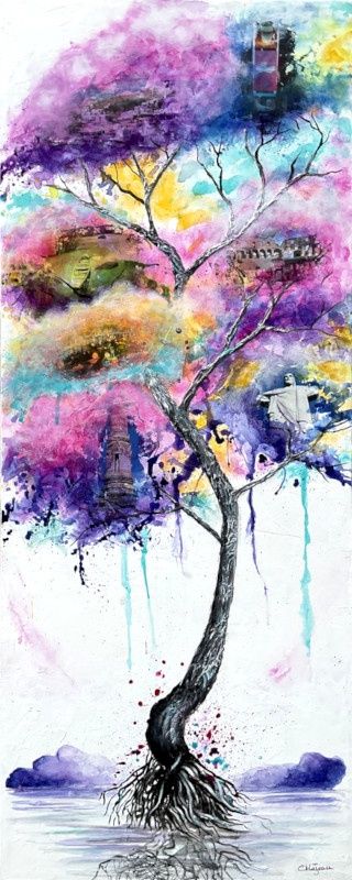 Tableau Souvenirs de voyage