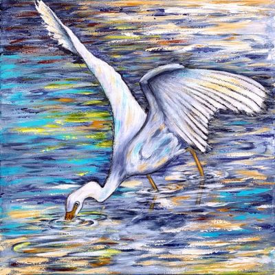 Tableau Sur le vif (cadre inclus)