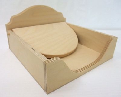 Boîte à serviette avec rabat
