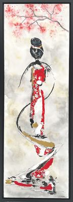 Tableau Fantaisie orientale (cadre inclus)