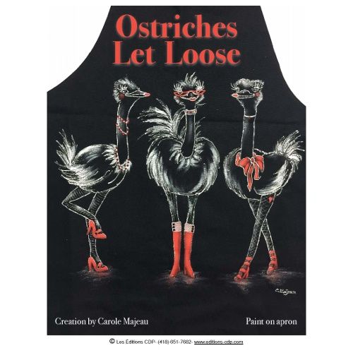 Ostriches let loose-CM (Anglais)