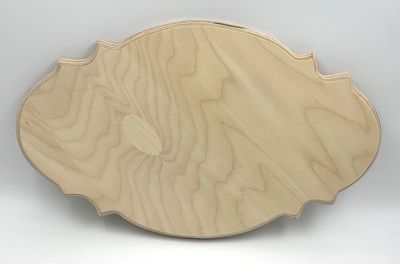 Enseigne provencale Merisier russe 18"x11"x3/4"
