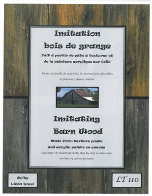 Imitation bois de grange/Imitating Barn Wood-LT (Français/Anglais)