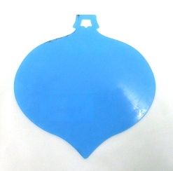 Boule pointue plexi glass clair large 6"