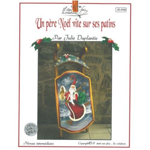 Père Noël vite sur ses patins-JD (French)