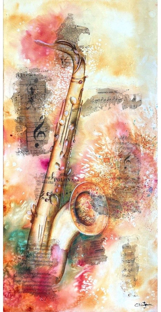 Tableau Sax par Carole Majeau