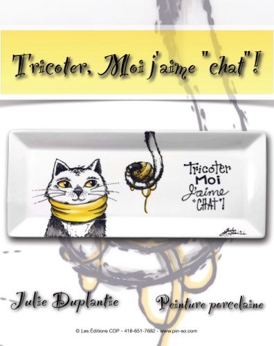 Tricoter, moi j'aime chat!-JD (Français)