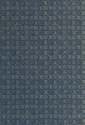 Papier Chiyogami 985C 19 1/2"x26"- Géométrique turquoise foncé et or