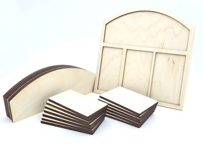 Calendar Wood + 6 inlays