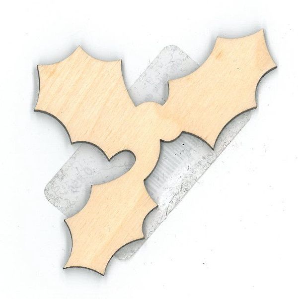 Ornement Feuille de houx 3.5" CX743